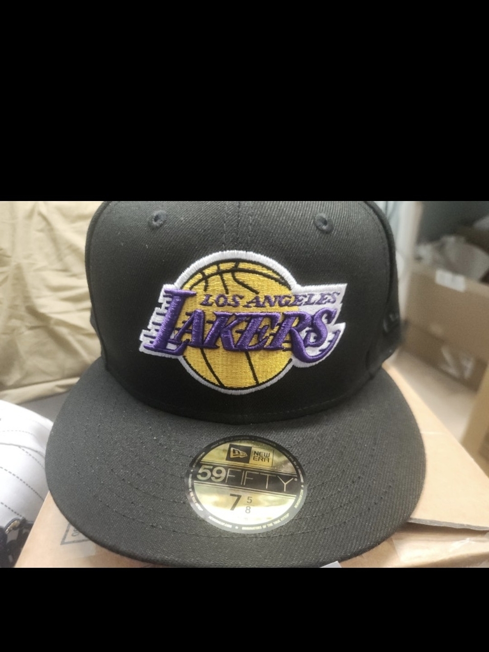 LA Lakers 2020 Champions Patch 59FIFTY - 7 5/8 Hat/Cap